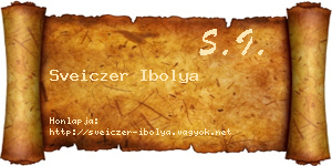 Sveiczer Ibolya névjegykártya